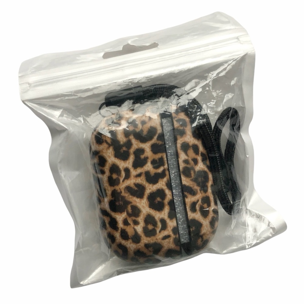 Leopard Print AirPod PRO Case Brown Black Spots Plastic NEW - Picture 7 of 9